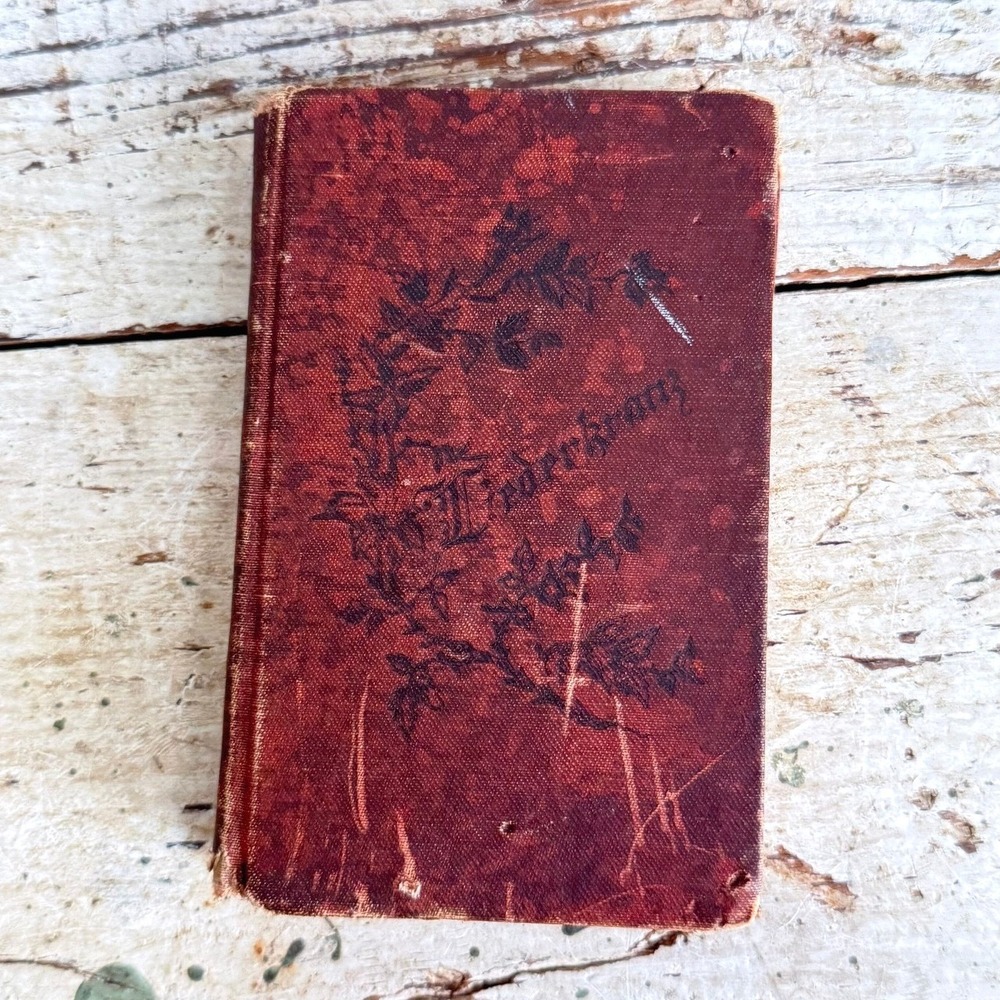 Antique 1898 Liederkranz German Hymnal Eden Publishing St Louis